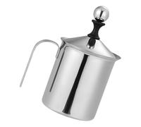 Handheld Quiet Coffee Milk Foam Maker Double Layer 304 Nonrust Steel Manual Whisks Without Noise Manual Milk Frother Nonrust Steel Double Layer