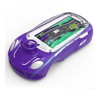 Handheld Racing Car Game Machine Engaging Interactive Experience for Young Drivers (purple )