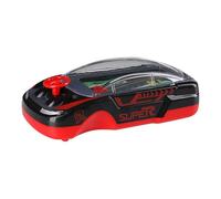 Handheld Racing Game, Driving Simulator for Kids, Simulation Steering Car Racing Adventure Toy with Steering Wheel, Handheld Game Console Driving Games for Boys Girls Ages 3+ (Black)