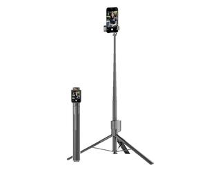 Handheld RC Selfie Tripod 1.75M With Screen Dual Control Auto-Deploy For Vlogging Live Streaming Outdoor Photography