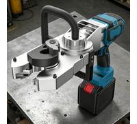 Handheld Rebar Threading Machine, 800n·m Torque, 15s Quick Threading, 90° Rotatable Head, One-Key Forward/Reverse, Fits 16-40mm Rebar Sleeves