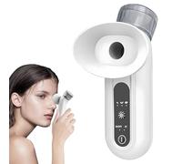 Handheld Rechargeable eye Steamer for Dry Eyes - Heated Nano Mist Sprayer with Warm & Cool Compress Modes, Portable Eye Moisturizer & Soother, Nano Face Steamer for Eye Skin Care, Office Travel Home