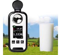 Handheld Refractometer with LED Screen, Fast 3-Second Measurement, 0-50% Range, Temperature Compensation, ±0.2% Accuracy for Dairy Cow Colostrum