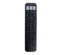Handheld Remote Control for Home Theater Setup, Navigation Layout, Numeric Key, Source Button, Matte Housing, Single Unit Package Remote Replacement Sound Setup Controller Navigation Room