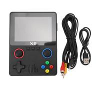 Handheld Retro Game Console with 32GB Memory Card, HD Dual Rocker Gaming Device for Adults, 3.5in IPS Screen, Supports MD MAME SMC CPS Emulators and TV Output for Two Player Play (Black)