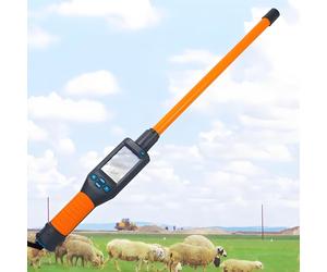 Handheld RFID Scanner for Animal Identification, High Brightness LCD Display, Pet ID Chip Reader with Storage for Up to 20,000 Records, Compatible with FDX-B, FDX-A, HDX (ISO11784/85)
