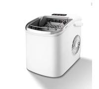 Handheld Round Ice Maker 15Kg Daily Output Commercial & Household Mini Machine Fully Automatic Intelligent With Adjustable Size And Self-Cleaning Function For Dorm Home Student(B)