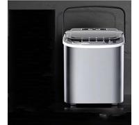 Handheld Round Ice Maker 15Kg Daily Output Commercial & Household Mini Machine Fully Automatic Intelligent With Adjustable Size And Self-Cleaning Function For Dorm Home Student(C)