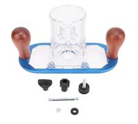 Handheld Router Plunge Base, Woodworking Router Base with Handle Aluminum Alloy Plunge Base for 65mm Trimming Machine Slotting, Chamfering