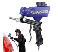 Handheld Sandblasting Machine,Portable Sand Blasting Machine - Equipment Rust Remover for Polishing Work Varnish Paint Restoration Cleaning Wood Furniture