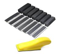 Handheld Sanding Block 71pcs Small Sander Craft Sandpaper Finger Sander Essential for Woodworking and Automotive Repair Automotive Repair
