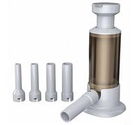 Handheld Sausage Filling Machine with Multiple Tubes for Sausage Making at Home During Celebrations and Gatherings (Brown)