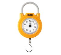 Handheld Scales - ABS + Chrome Plating Scales High Accuracy | Compact Ergonomic Travel Weight Tester Digital Free Manual Luggage Compartment for Travel, Airport Baggage Control, Fishing