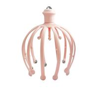 Handheld Scalp Massager - Stainless Steel Octopus Head Massager | Portable Scalp Scratcher, Cordless Head Massager Tool | Relaxing Scalp Massage Claw for Stress Relief, 7x5.5x7 Inches