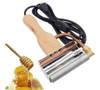 Handheld Scraping Honey Extractor, Electric Honey Hot Knife, Wood Handle Honey Uncapping Knife, Beeswax Heating Cutter Beekeeping Tools
