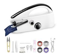 Handheld Sewing Machine, Easy to Use Portable Electric Mini Sewing Machines for Beginners with Two Speeds, with Complete Accessories Kit, Suitable for Home, Travel and DIY