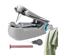 Handheld Sewing Machine - Electric Mini Device, Heat-Resistant Compact | 12x2.5x7cm Portable Hand Tool, DIY Clothing Repair Kit, Travel-Friendly Craft Beginner Accessory For Home Projects Fabric