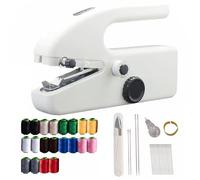 Handheld Sewing Machine for Beginners, Mini Hand Held Sewing Machine Uk Kit, Easy to Use, Fast Stitch for Fabrics & Clothes, Travel & DIY, Compact & Lightweight