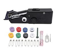 Handheld Sewing Machine Heavy Duty Mini Hand Sewing Machine Portable Electric Fine Stitching for Beginners and Professionals Home Use (Black)