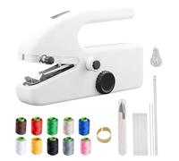 Handheld Sewing Machine Kit for Beginners, Mini Portable Electric Sewing Machine with Accessories, Fast Stitch for Fabrics and Clothes for Adults DIY Home Traveling Compact and Lightweight