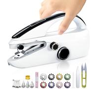 Handheld Sewing Machine, Mini Hand for Beginners, 2 Speed Adjustment Electric Portable Sewing Machine, Easy to Use and Fast Stitch, Suitable for Adults, DIY, Home, Traveling