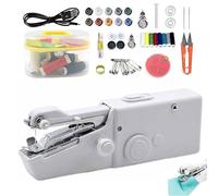 Handheld Sewing Machine, Mini Handheld Sewing Machines, Multi-Purpose Diy Electric Sew Machines, Easy to Use Suitable for Beginners Quick Stitching (White)