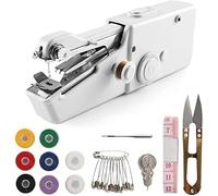 Handheld Sewing Machine, Mini Portable Electric Sewing Machine for Adult, Easy to Use and Fast Stitch Suitable for Clothes,Fabrics, DIY Home Travel