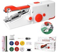Handheld Sewing Machine, Mini Portable Electric Sewing Machine for Beginners and Adults - Easy to Use for Clothing, Fabrics, Curtains, DIY, Home, and Travel