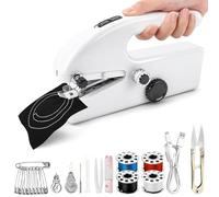 Handheld Sewing Machine - Mini Portable Electric Sewing Machine for Beginners, DIY Cordless Stitch Tool for Fabrics & Clothes, Home, and Travel, Compact & Lightweight, Easy to Use