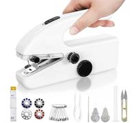 Handheld Sewing Machine, Mini Portable Electric Sewing Machine with 2 Speed Adjustment and 2 Power Supply, Portable Stitching Machine for Fast Stitch and Easy to use, Suitable for DIY, Home, Travel