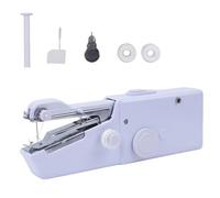 Handheld Sewing Machine, Mini Sewing Machine, Portable Electric Hand Sewing Machine for Beginners, Easy to Use for Clothes and Fabric Repairs, Compact Sewing Tool for Home and Travel DIY (White)