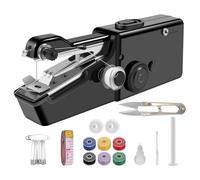 Handheld Sewing Machine, Mini Sewing Machine, Portable Sewing Machines with 23Pcs Sewing Accessories, Lightweight and Easy to Operate Cordless Handheld (Black)