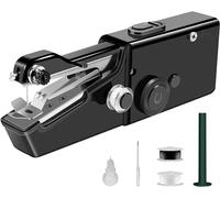 Handheld Sewing Machine, Mini Sewing Machine with Sewing Accessories, Stitch Tool for Fabric Quick Repairing for DIY, Clothes, Denim, Curtains, Leather