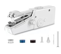 Handheld Sewing Machine, Mini Sewing Machine with Sewing Accessories, Stitch Tool for Fabric Quick Repairing for DIY, Clothes, Denim, Curtains, Leather