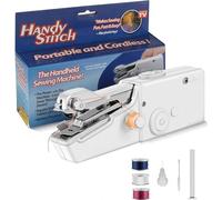 Handheld Sewing Machine, Mini Sewing Machine with Sewing Accessories, Stitch Tool for Fabric Quick Repairing for DIY, Clothes, Denim, Curtains, Leather