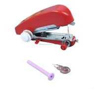 Handheld Sewing Machine Portable Manual Tool for Quick Stitch Fabric Repair DIY Sewing Projects Compact Metal Chassis Household Use(2)