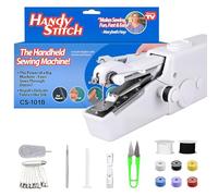 Handheld Sewing Machine, Portable Mini Sewing Machine for Beginners & Professionals, Quick Stitching with Accessory Kit for Fabric Repairs, DIY Projects, Home, Dorm & Travel