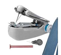 Handheld Sewing Machine - PP Metal 12x2.5x7cm Mini Portable Sèwing Device Kit | Heat-Resistant Hand Held Seŵing Màchine For Beginners, Travel, DIY, Home Repairs
