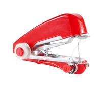 Handheld Sewing Machine Small Portable Manual Stitching Handy Needlework Tool for Home Travel Use Portable