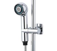 Handheld Shower Head, Adjustable Water Spray, Portable Pressure Control System 12cm Compact Design, ABS Chrome Finish Bathroom Kit, RV Camper Bath Accessory, Home Bathroom RV Use