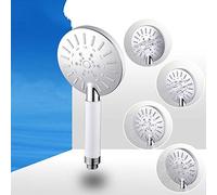 Handheld Shower Head, Handheld Bathroom Rainfall Four Adjustment Round abs Shower Head