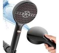 Handheld Shower Head High Pressure, 8-Setting with Pause Mode & Power Wash | 71 Inch Long Hose & Adjustable Bracket, Leakproof Handheld Showerhead for Low Water Pressure, Matte Black