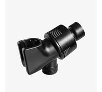 Handheld Shower Head Holder Handheld Shower Head Arm Holder Adjustable Bracket with Swivel Ball Universal Mount Bathroom Accessory(Black)