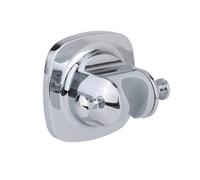 Handheld Shower Head Holder, Self-Adhesive Hand Held Sprayer Wand Hose Hanger Suction Cup No Drill Adjustable Wall Mount Bracket Hook for Bathroom Inside Fits Most Sprayers Accessories (Silver)