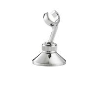 Handheld Shower Head Holder Shower Mounting Brackets Chrome Brass Swivel Handheld Holder Head Seat Rack Bathroom Parts Bath Accessories(Chrome)