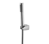 Handheld Shower Head Set Brass Handheld Showerheads High Pressure Shower Head High Flow Universal Handheld Shower Sprayer with ABS Shower Bracket, 1.5M Hose