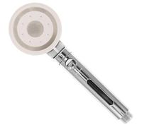 Handheld Shower Head Silver Abs High Pressure Adjustable Spray