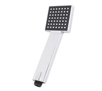 Handheld Shower Head Sprayer, Shower Head with Handheld Detachable Square Handheld Single High End Shower Head Top Spray Silver