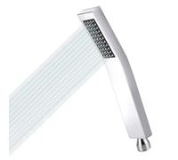 Handheld Shower Head Stainless Steel 304 - High Pressure Showerhead with Water Saving Technology, Anti-Clog Silicone Nozzles, Comfortable Spray, Easy Installation for Bathroom