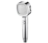 Handheld Shower,High Pressure Shower Heads High Pressure Shower Head Water Saving 3 Modes Shower Heads Adjustable One-Key Stop Water Massage Sprayer Bathroom Accessories(Silver)